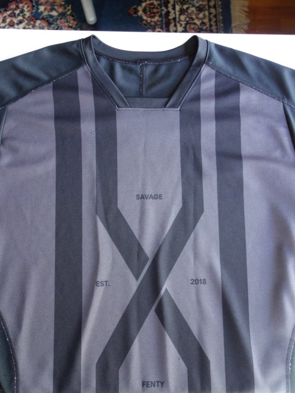 Savage X Fenty Black Referee Shirt Size XL